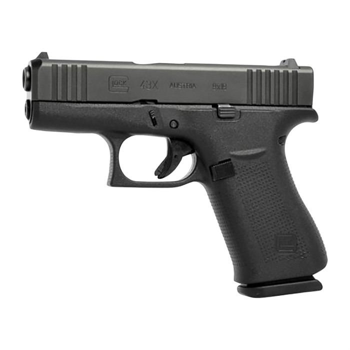 GLOCK Glock 43X 9mm Luger 3.41" BBL (2)10-RD Mags Black SKU: 250900090 | Brownells