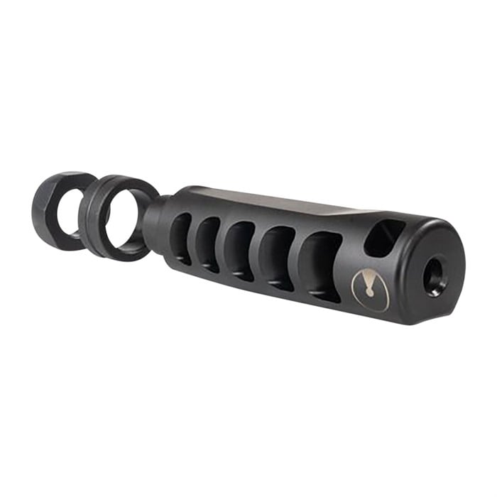 Ultradyne USA 223/556 Apollo S Compensator Muzzle Brake w/ 1/2x28 Thread, Steel Nitride - UD10220