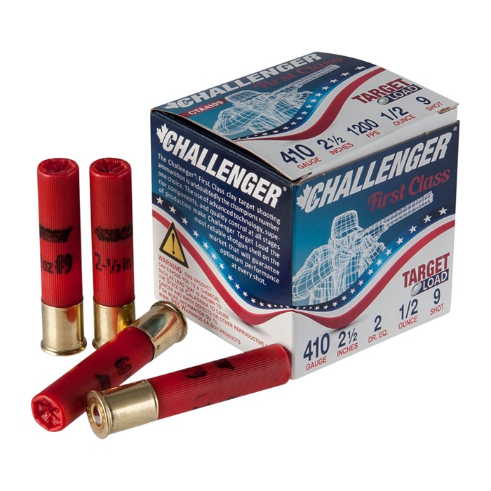 CHALLENGER AMMO FIRST CLASS TARGET LOAD 410 BORE 2-1/2 AMMO