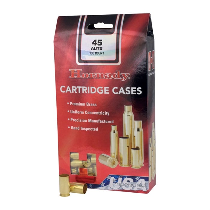 HORNADY BRASS 28 NOSLER UNPRIMED 20/BX
