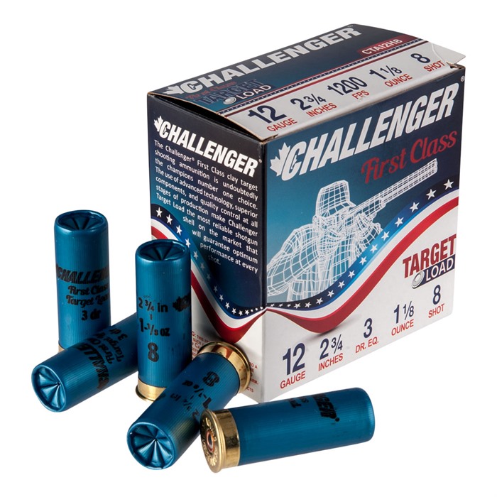 CHALLENGER AMMO FIRST CLASS TARGET LOAD 12 GAUGE 2-3/4