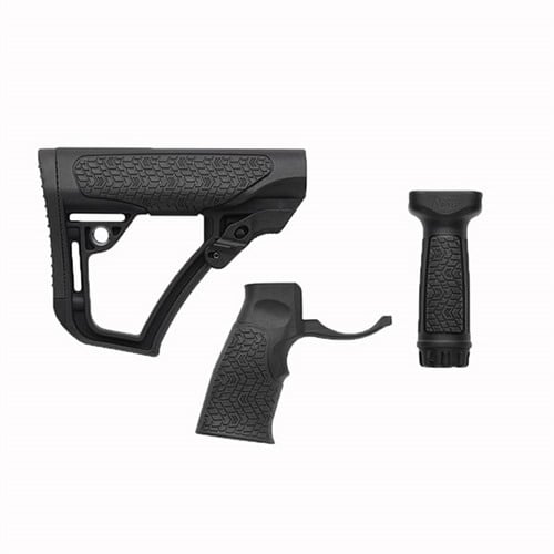 実物 DANIEL DEFENSE ENHANCED FURNITURE SET AR-15 POLYMER DANIEL DEFENSE FURNITURE SET COLLAPSIBLE BROWN