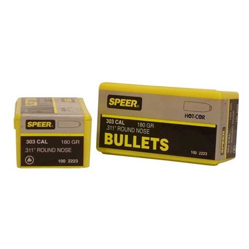 SPEER HOT-COR 303 CALIBER (0.311') SOFT POINT ROUND NOSE BULLETS