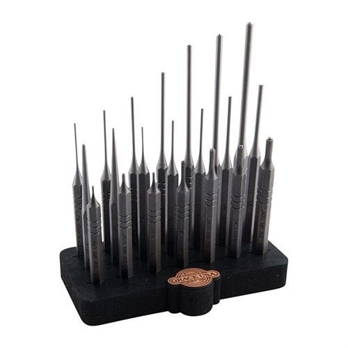 Grace Tools - 27 pc Gunsmith Steel & Brass Roll Pin Spring Punch Set with Bench  Block