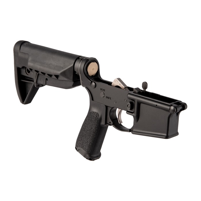BRAVO COMPANY Complete Lower Receiver w/ SOPMOD Stock Black SKU: 100034402 | Brownells