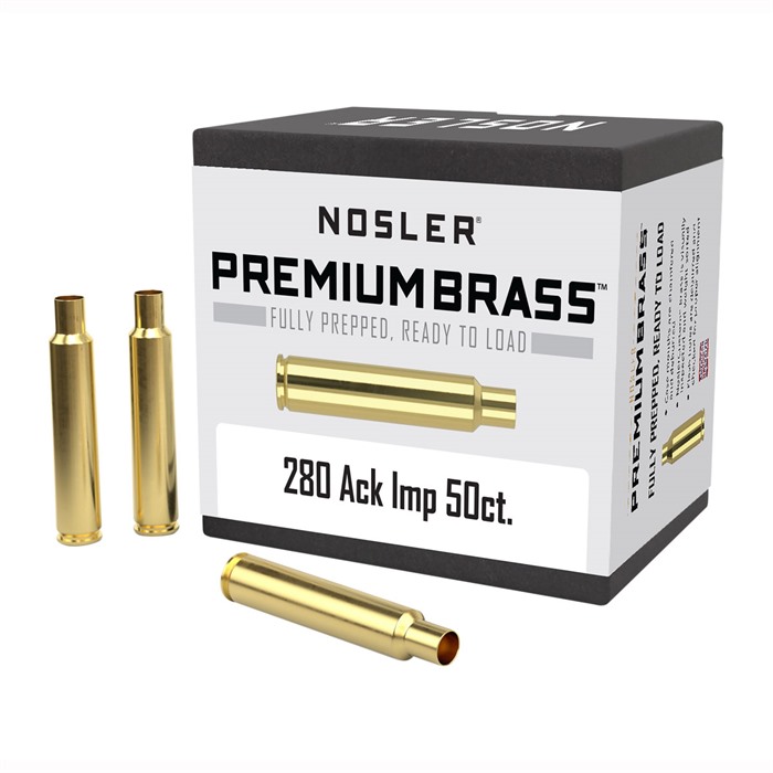 NOSLER, INC. - 280 ACKLEY IMPROVED BRASS CASE