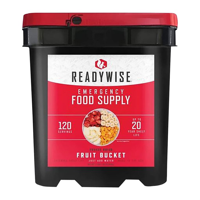 READYWISE - 120 SERVING FREEZE DRIED FRUIT BUCKET