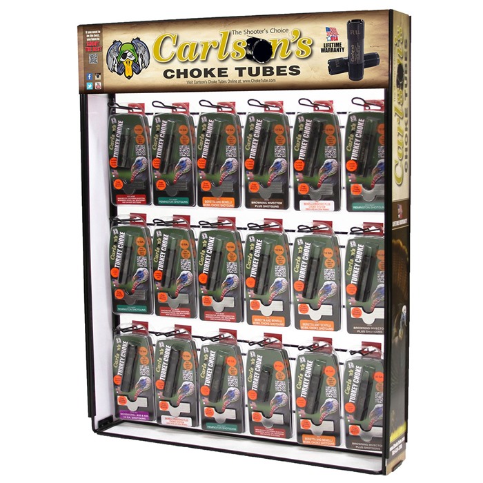CARLSON&#39;S - TURKEY CHOKE TUBE DISPLAY 2 DEEP