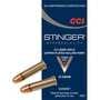 CCI - STINGER HYPERVELOCITY AMMO 22 LONG RIFLE 32GR COPPER PLATED HP