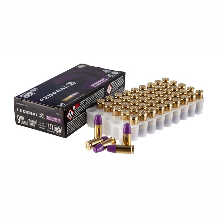FEDERAL - SYNTECH TRAINING MATCH 9MM AMMO