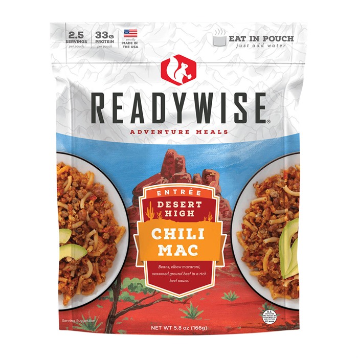 READYWISE - DESERT HIGH CHILI MAC WITH BEEF