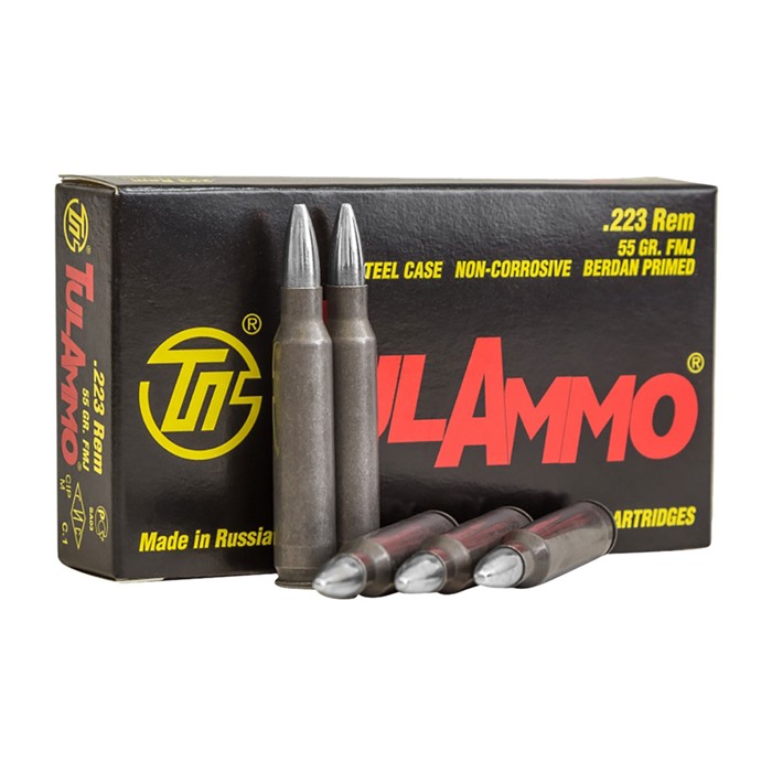 TULAMMO - STEEL CASE 223 REMINGTON AMMO