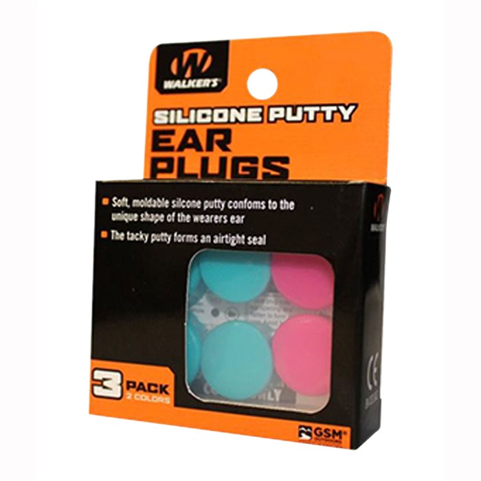 WALKERS GAME EAR MOLDABLE SILICONE EAR PLUGS