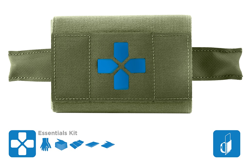 BLUE FORCE GEAR MICRO TRAUMA KIT NOW! ESSENTIAL KIT BELT MOUNTED