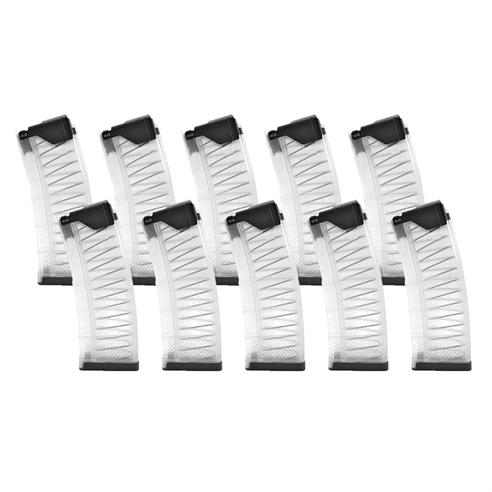LANCER SYSTEMS - L5AWM TRANSLUCENT CLEAR 30-RD MAGAZINES