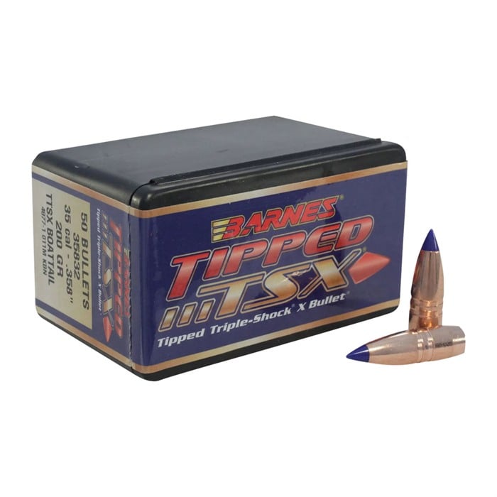 BARNES BULLETS BARNES TIPPED TRIPLESHOCK X 35 CALIBER (0.358') BULLETS
