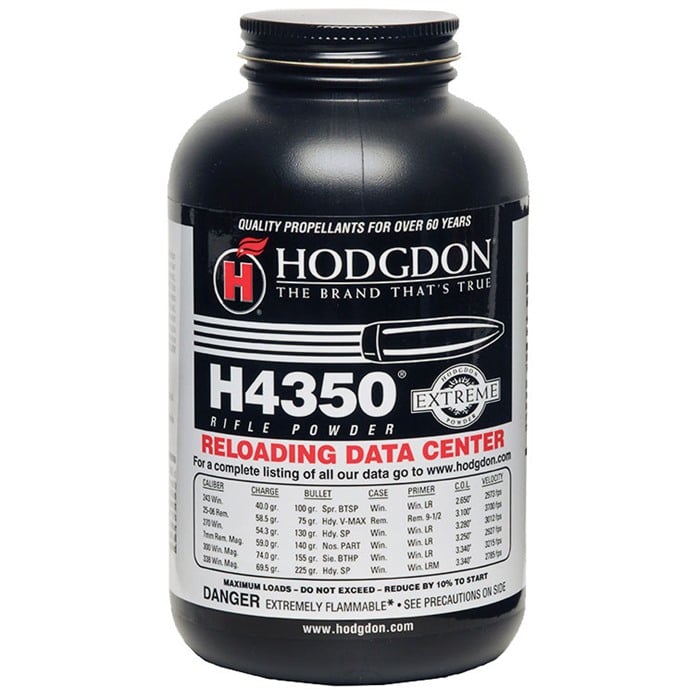 HODGDON POWDER CO H4350 SMOKELESS RIFLE POWDER