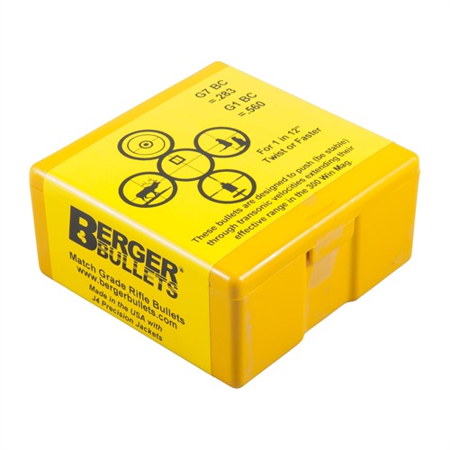 BERGER 30 Caliber (0.308") 185gr Open Tip Match 100/Box
