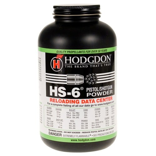 HODGDON POWDER CO HS-6 1lb Smokeless Pistol/ Shotshell Powder