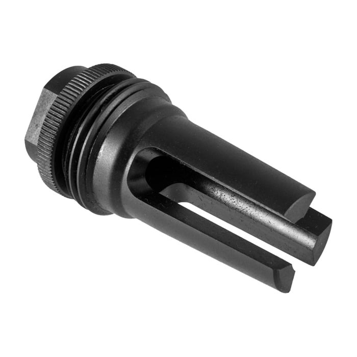 Silencerco Black Steel ASR Flash Hider, 9mm, 1/2-36 - AC1562