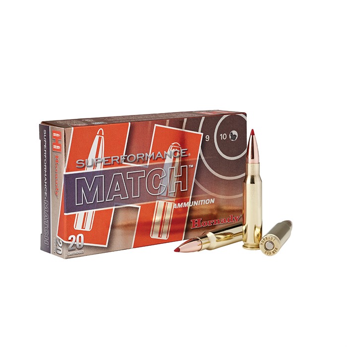HORNADY - SUPERFORMANCE MATCH AMMO 308 WINCHESTER 168GR ELD MATCH