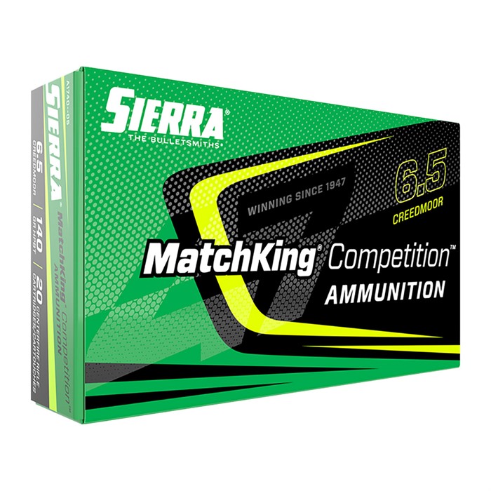 SIERRA BULLETS, INC. - MATCHKING COMPETITION 6MM CREEDMOOR AMMO