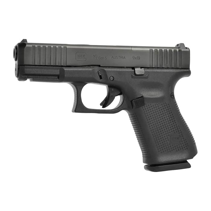 GLOCK Glock 19 GEN 5 MOS 9mm Luger 4.02" BBL (3)15-Round Mag Black SKU: 250900067 | Brownells