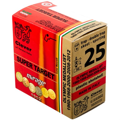 CLEVER Mirage Super Target T1 28GA 2-3/4" 3/4oz #9 Shot 250/Case