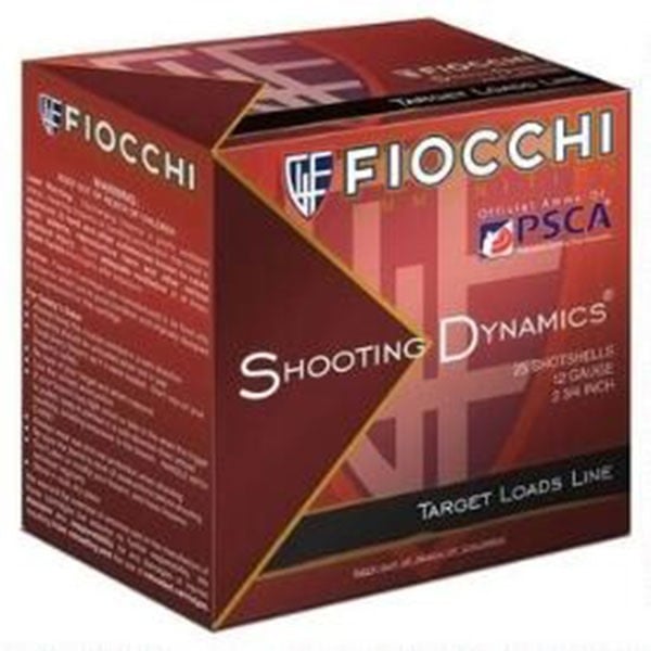 FIOCCHI AMMUNITION - Fiocchi Shooting Dynamics Target 12ga 2.75" 1-1/8oz #8 25bx