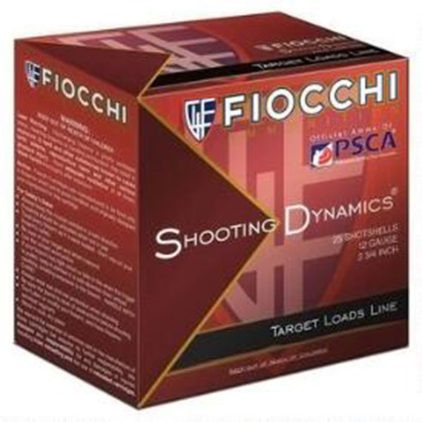 FIOCCHI AMMUNITION - Fiocchi Shooting Dynamics Target 12ga 2.75&quot; 1-1/8oz #8 25bx