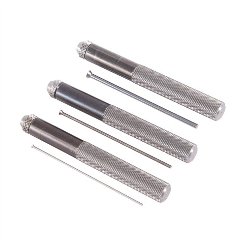 BROWNELLS GUNSMITH REPLACEABLE PIN PUNCH SET WITH 21/2” PINS