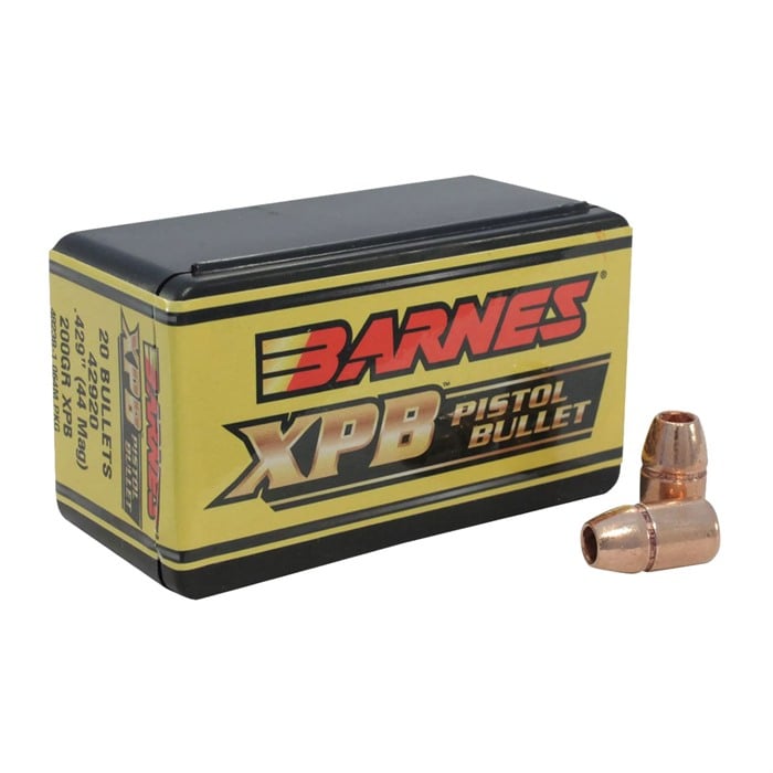 BARNES BULLETS - XPB 44 CALIBER (0.429") PISTOL BULLETS
