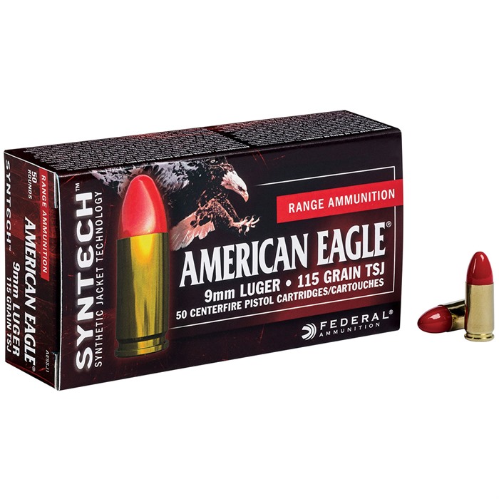 FEDERAL - SYNTECH 9MM LUGER AMMO
