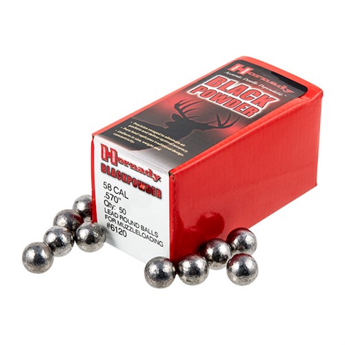 Hornady 44 Cal Lead Round Balls for Muzzleloading - Canada Brass