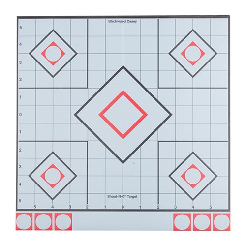 BIRCHWOOD CASEY - WHITE &amp; BLACK SHOOT-N-C TARGETS