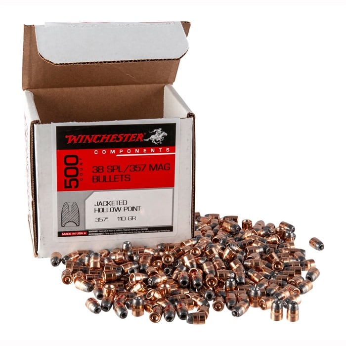 WINCHESTER 38 Caliber (0.357") 158gr Jacketed HP Notched 100/Box