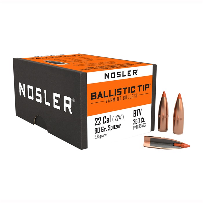 BALLISTIC TIP VARMINT 22 CALIBER (0.224") RIFLE BULLETS