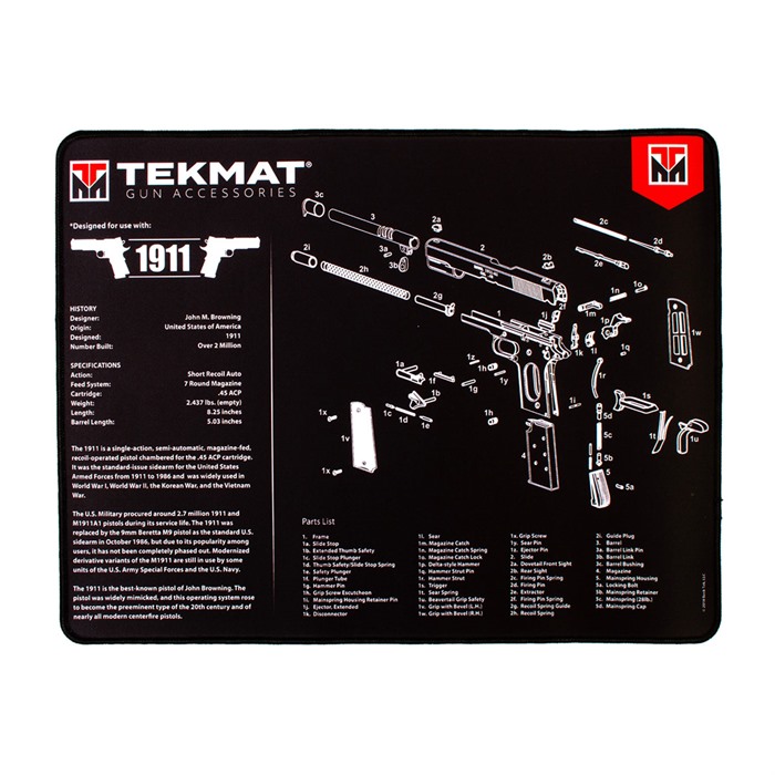TEK MAT - ULTRA 20 PISTOL CLEANING MAT