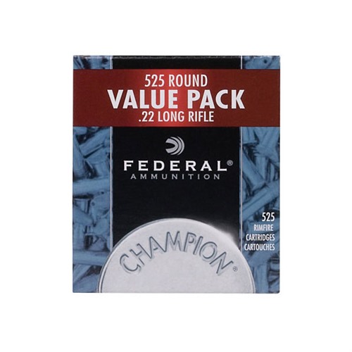 FEDERAL - CHAMPION AMMO 22 LONG RIFLE 36GR COPPER PLATED HOLLOW POINT