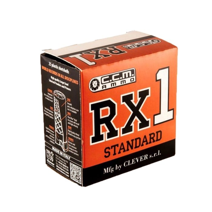 CLEVER RX 1 Standard Target 12ga. 2 3/4dr. 1oz. 8