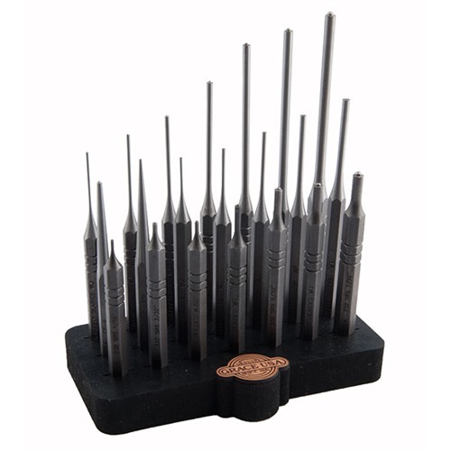 GRACE USA - 21 PIECE STEEL PUNCH SET W/ BENCH BLOCK