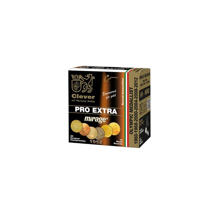 CLEVER CLEVER MIRAGE PRO EXTRA 12 GAUGE MAX DR 1-1/8OZ #8 250/CASE (25