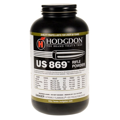 HODGDON POWDER CO., INC. - US 869 SMOKELESS POWDER