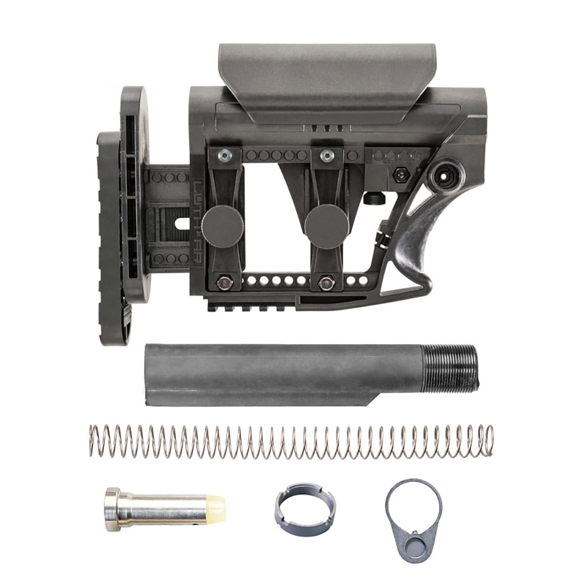 Luth-AR MBA-3 AR-10 Stock w/ Buffer Assembly Mil-Spec - MBA-3K308-M
