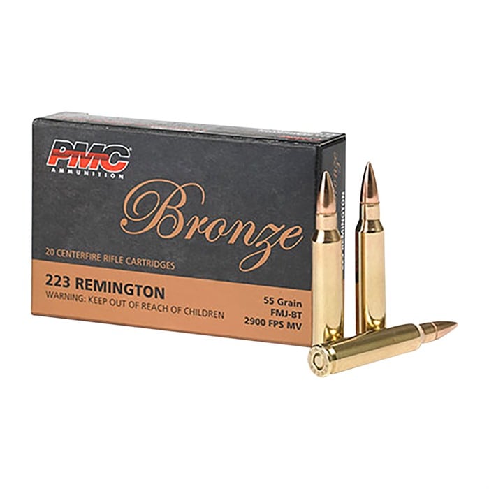 PMC AMMUNITION, INC. - BRONZE 223 REMINGTON RIFLE AMMO