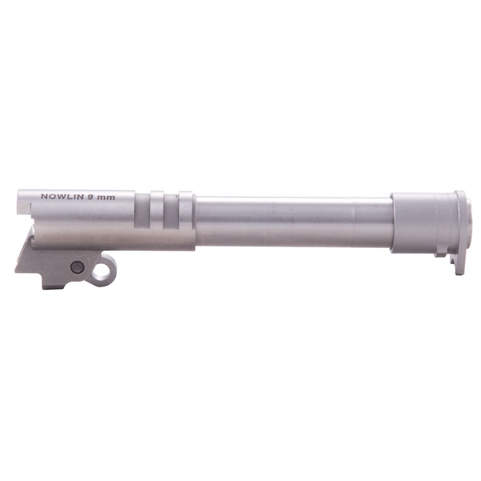NOWLIN - 9MM STAINLESS STEEL 1911 PRE-FIT MATCH GRADE BARREL 5&quot; RAMPED
