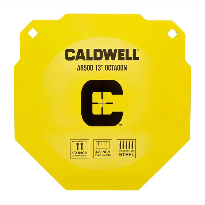 CALDWELL SHOOTING SUPPLIES - 13&quot; OCTAGON AR500 STEEL TARGET