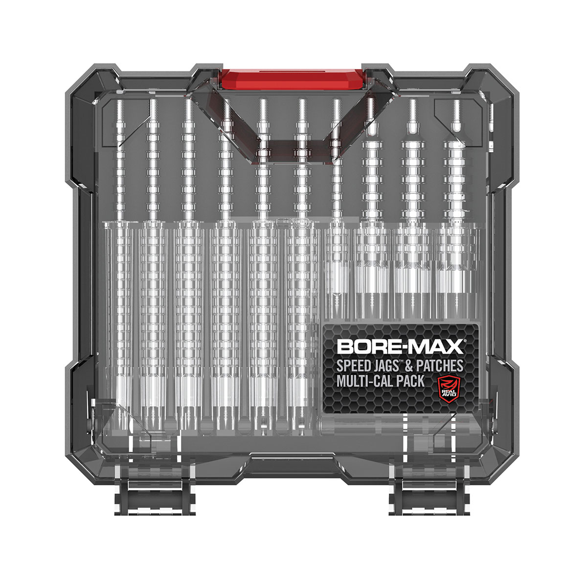 REAL AVID - BORE-MAX SPEED JAGS &amp; PATCHES MULTI-CAL PACK