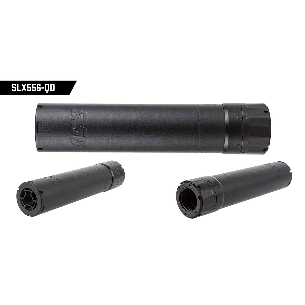 SLX Comp 5.56x45 NATO Inconel Clutch-Lok QD Suppressor BLK