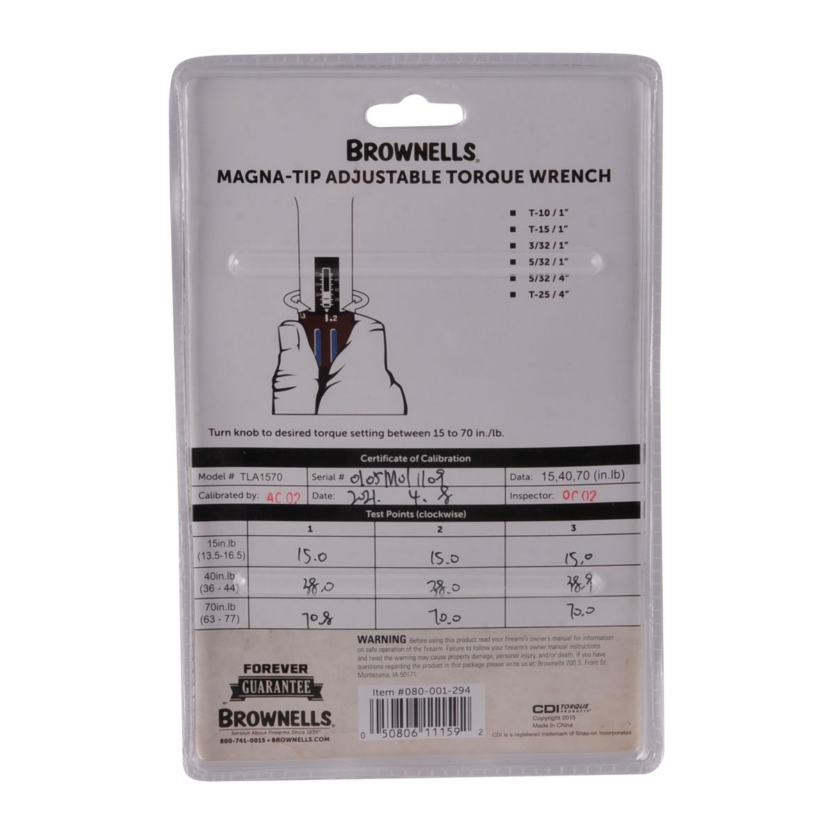Brownells torque deals wrench